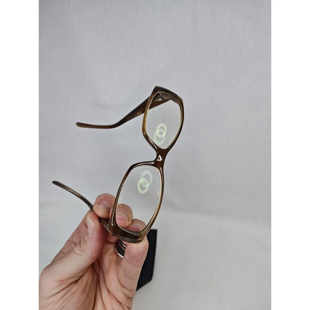 Fendi‎ Vintage Eyeglasses F716R Brown Tortoise Gold 200 140 Frame Women's